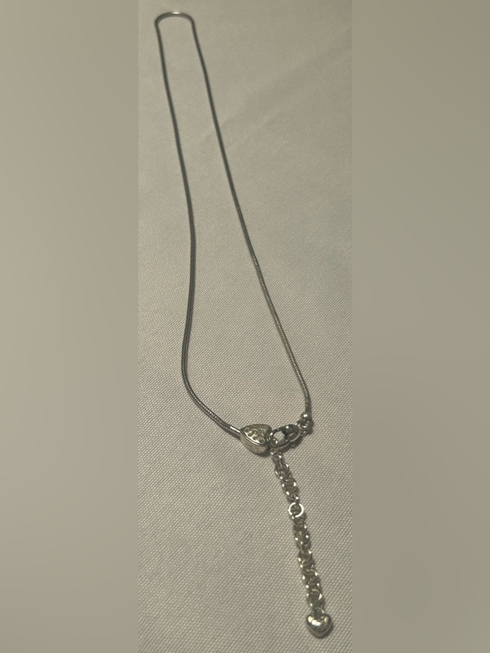 Brighton Retired Silver Tone Snake Chain
